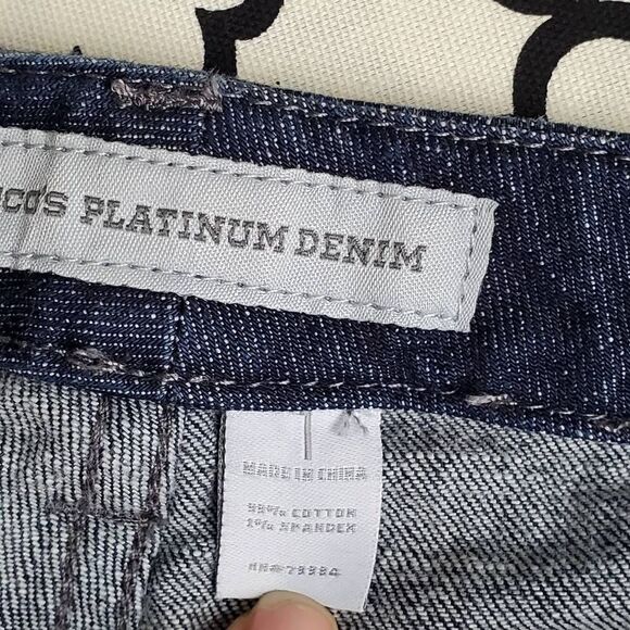 Chico's Platinum Size 1 (8) Ultimate Fit Crop Slim Fit Jean - Picture 5 of 8